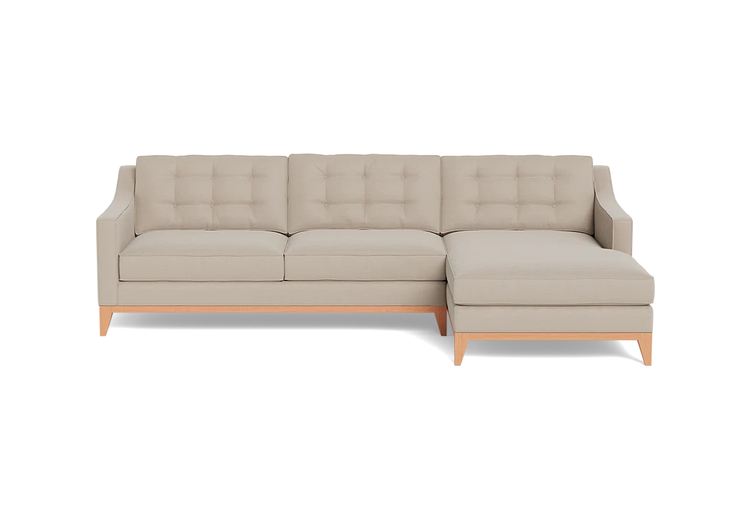 Lawson semi round カウチ Lawson Refined Mid-Century Sofa Chaise – Perch Furniture