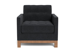 The charming Gracie arm chair in jewel green fabric