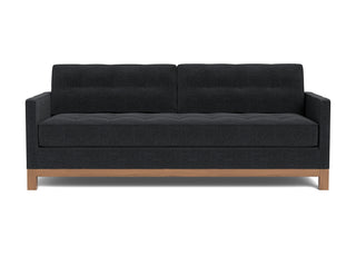 The charming Gracie sofa in dark brown leather