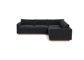 The Lowe Sofa Sectional in taupe represents minimalistic home design