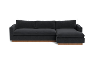 The Lowe Sofa Chaise in taupe reflects minimalistic home design