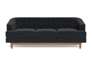 The Taylor Sofa in taupe is Hollywood Regency furniture at its best.