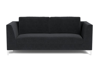 The Verona Sofa in navy blue offers a modern Italian look