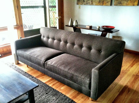 The Sterling: One Mid-century Style Sofa, Three Ways