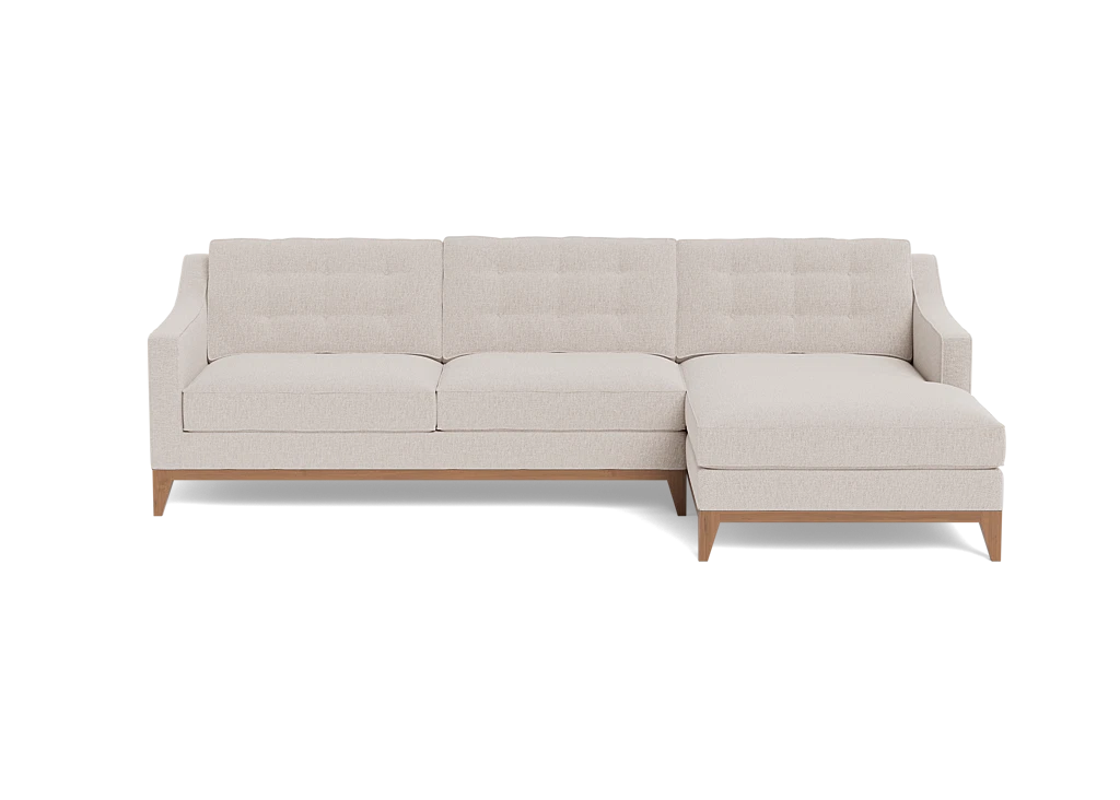 Lawson Refined Mid-Century Sofa Chaise – Perch Furniture