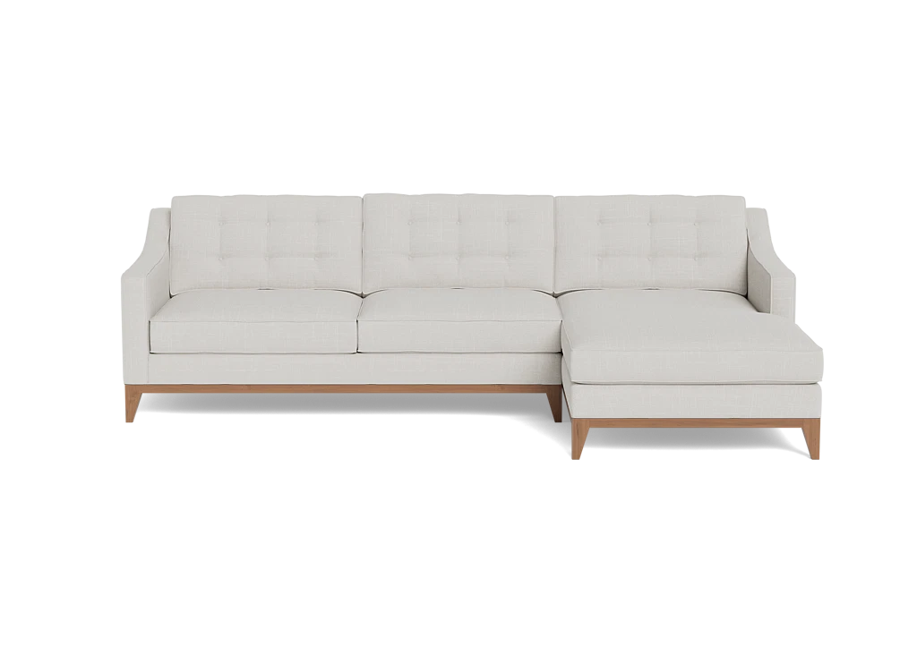 Lawson Refined Mid-Century Sofa Chaise – Perch Furniture
