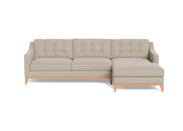Lawson semi round カウチ Lawson Refined Mid-Century Sofa Chaise – Perch Furniture