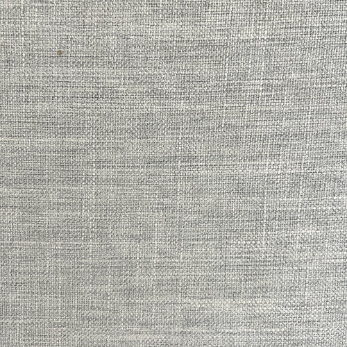 Pale grey linen blend fabric. 